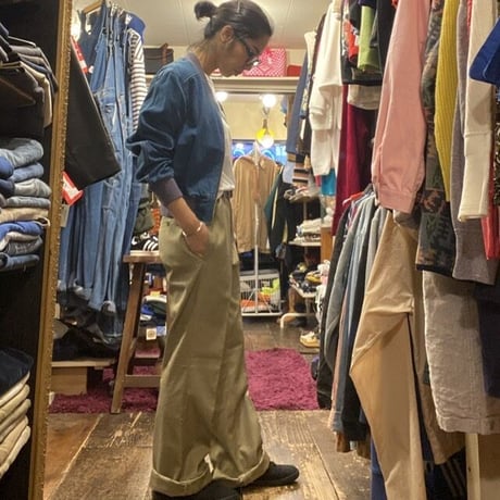 [USED] ITALY ARMY CHINO パン