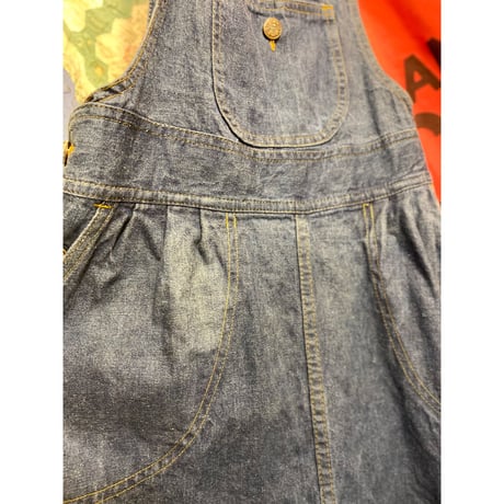 [USED] DENIM サロペットワンピース