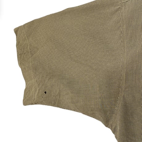 [USED] Euro S/S Relax シャツ -BEIGE CHK-