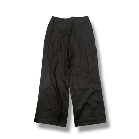 [USED] willi smith BLACK LINEN PANTS