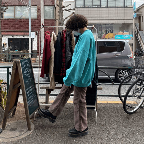 [USED]  "HONORS" ミントカラーSWEAT🍃