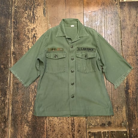 [USED] vintage US ARMY 袖フリンジ！