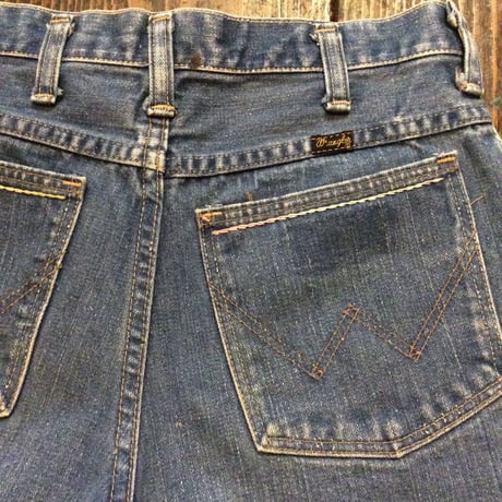 [USED] 手刺繍 70's Wrangrer CUTOFF DENIM / W29