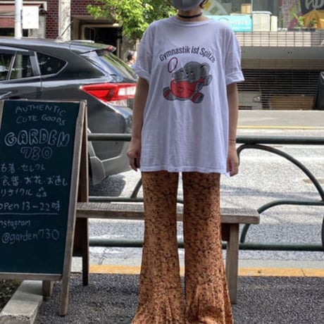 [USED] ゾウさんプリントTee