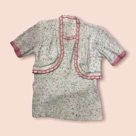 [USED] MIX COLOR S/S KNIT♡