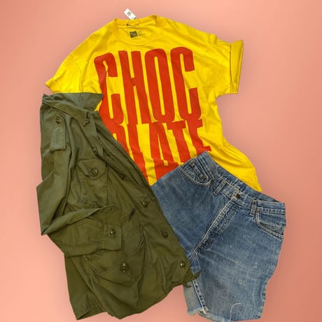 [USED] chocolate 🛹BIGプリントTee  ❤️