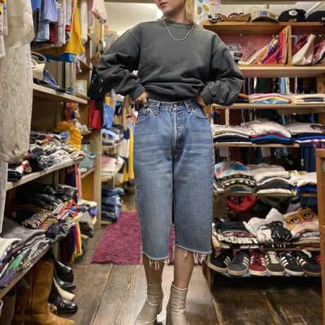 [USED] Levis 17501 CUTOFF DENIM / W28 USA