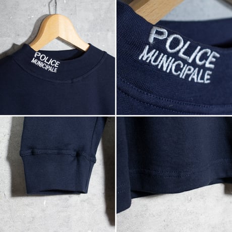 [DEAD STOCK] FRANCE POLICE モックネック ロンTee