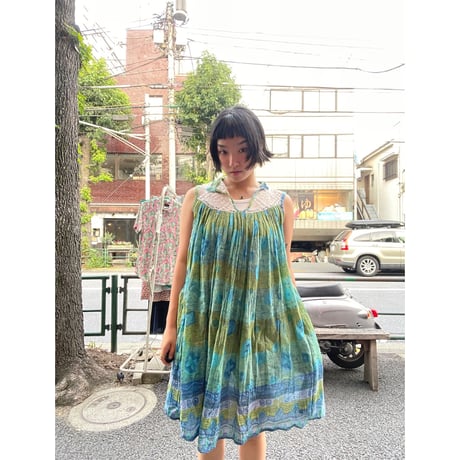 [USED] ふわふわゆらっとガーゼワンピース🪼