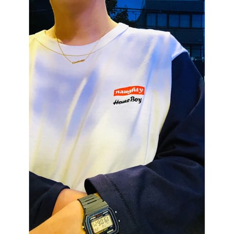 [Naughty] HOME BOY 3/4 SLEEVE Tee