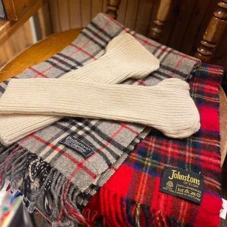[DEADSTOCK] UK  WHITE ハンドウォーマー  (指なし手袋)
