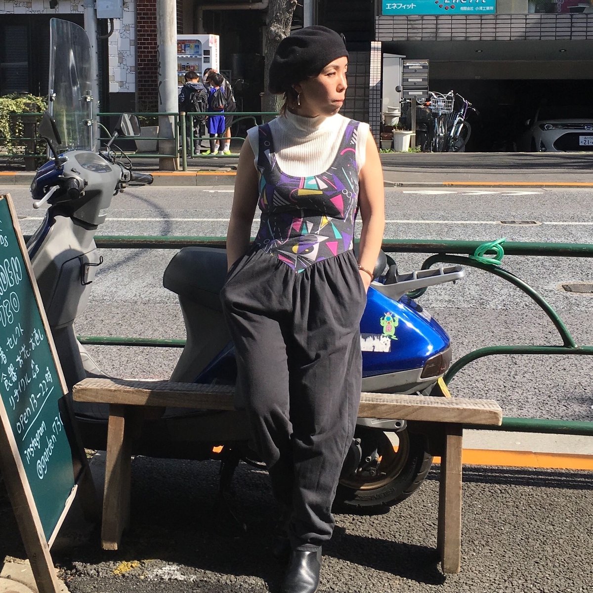 USED] 80's エアロビ風 サロペット | garden730