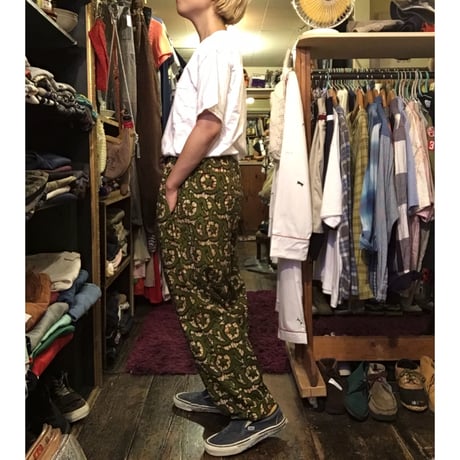 [USED]  AFRICAN つた模様パンツ