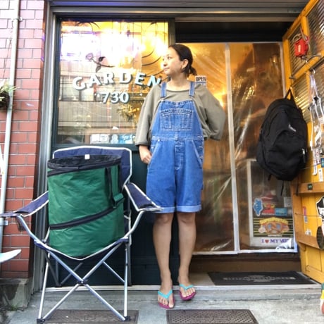 [USED]  DENIM SHORT オーバーオール