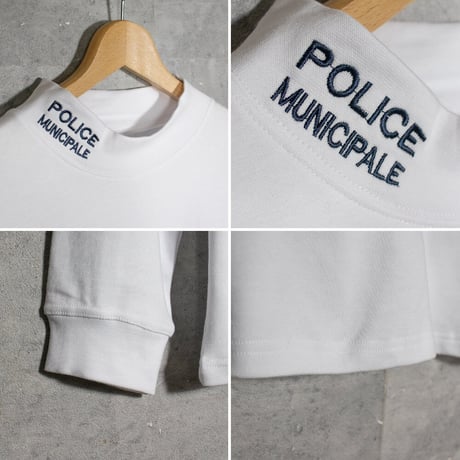 [DEAD STOCK] FRANCE POLICE モックネック ロンTee