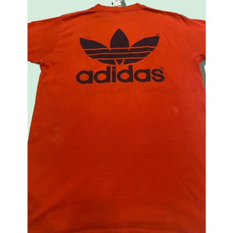 [USED] vintage 80's 両面 adidas Tee