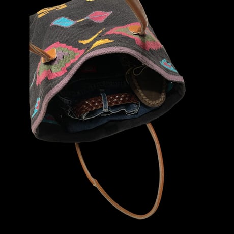 [USED] BLACK ラグ TOTE BAG