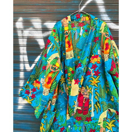 [USED] "フリーダ•カーロ" cotton ガウン