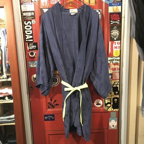 [USED] vintage シンプルSILK CHINA ショート丈ガウン