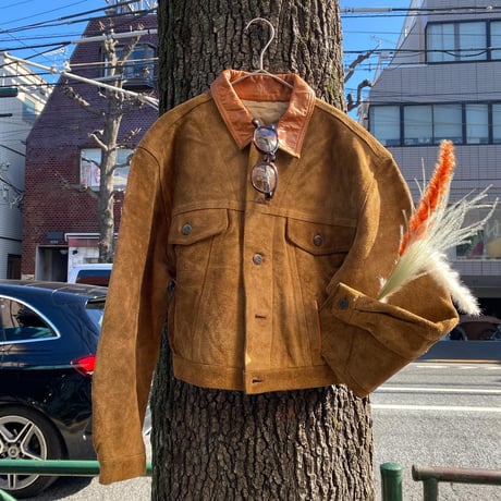 [USED] VINTAGE  SUEDE Gジャン