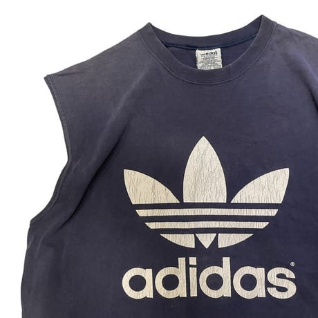 [USED] later80‘s~ 両面 adidas ノースリーブ Tee