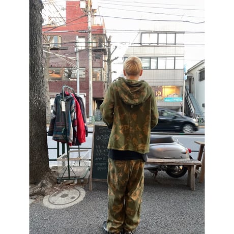 [USED] ソビエト軍　カモ柄メッシュ TOPS+PANTS