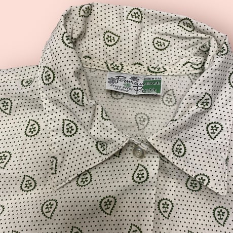 [USED] お花🌼ペイズリー柄シャツ