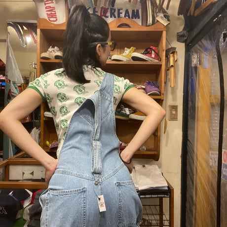 [USED] SUPER GIRL DENIM OVERALL!