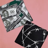 [SELECT] NEW ドル柄、有刺鉄線柄 BANDANA