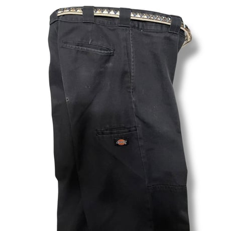 [USED] 極太 Dickies ダブルニー PANTS NAVY (W32)