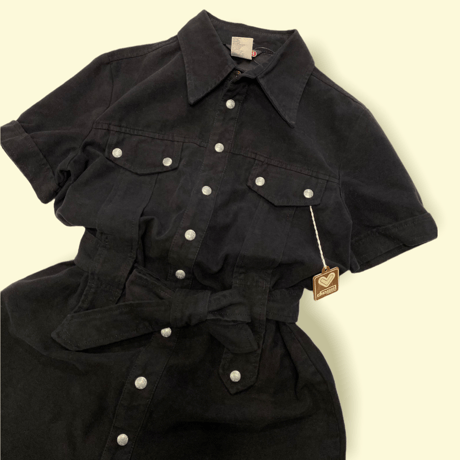 [USED] "DIESEL"前開きワンピース  DEADSTOCK