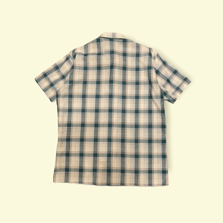[USED] Euro Green Check S/Sシャツ