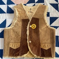 [USED] KIDS♡ SUEDE BOA VEST