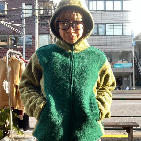[USED]Green ニットOuter