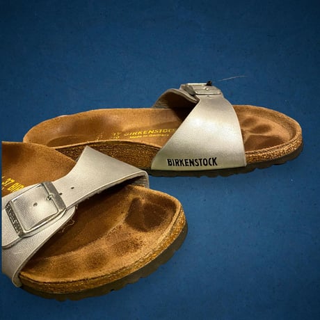 [USED] BIRKENSTOCK シルバーサンダル