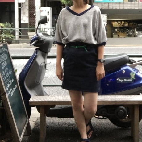 [USED] OLD　三本ライン半袖スウェット