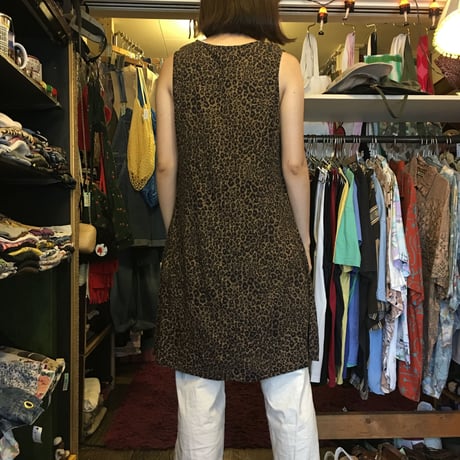 [USED] レオパードワンピース