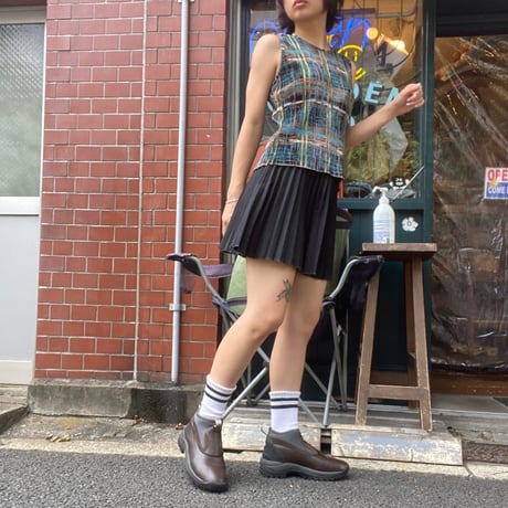 [USED] BLACK プリーツスカート🖤