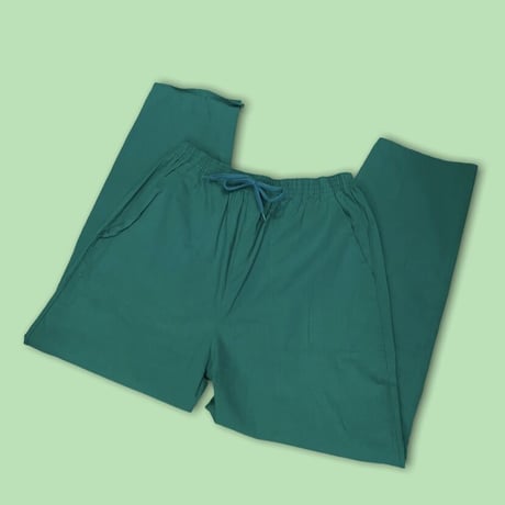 [USED] ITALY GREEN イージーパンツ