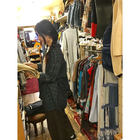 [USED] DOCKERS CRAZY PATTERN ネルシャツ