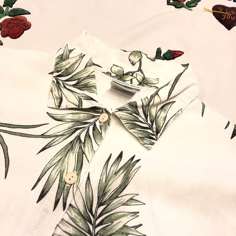 [USED] WHITE アロハシャツ🌺