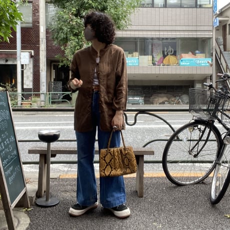 [USED]  パイソン Real Leather HAND BAG