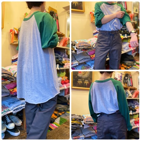 [USED] ラグランTee  -MUJI-