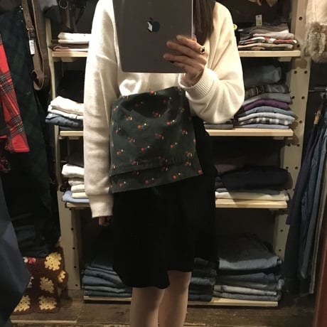 [USED] 花柄コーデュロイサコッシュ