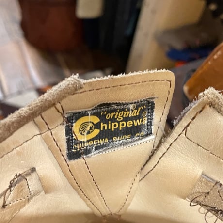 [USED] OLD "CHIPEWA" スエードブーツ