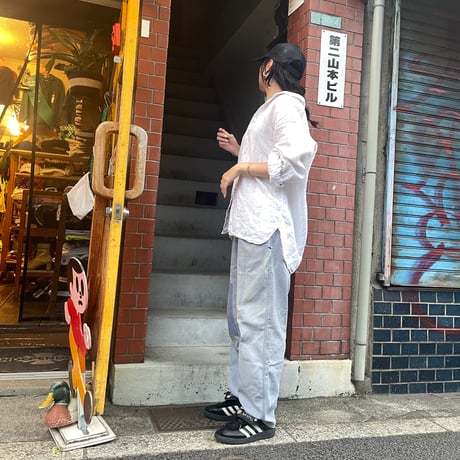 [USED] リネンのホワイトShirts