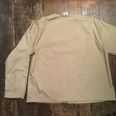 [SELECT] U.S. ノーカラー  WORK SHIRTS  DEADSTOCK