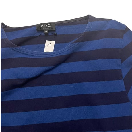 [USED]”A.P.C”ボーダーロンT