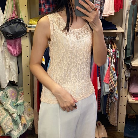 [USED] レースタンクトップ♡