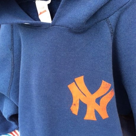 [USED] OLD NYヤンキース ロゴPARKA